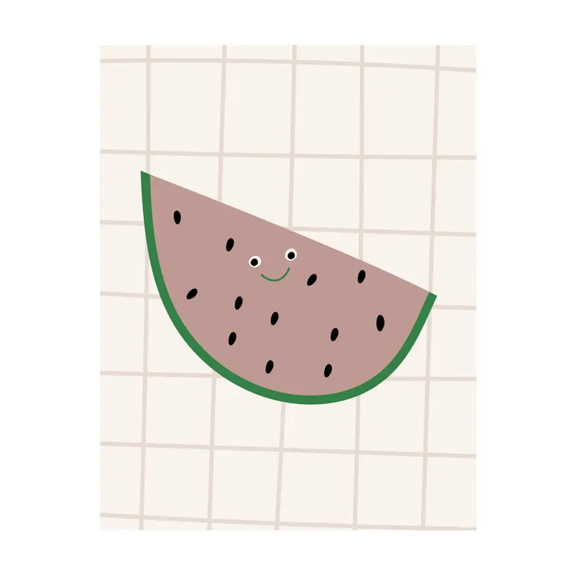 Affiche Ü " Le melon " - 2 formats