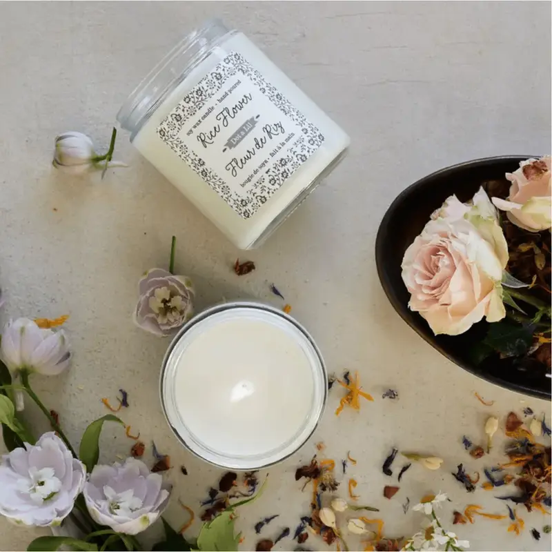 Bougie Fleur de riz