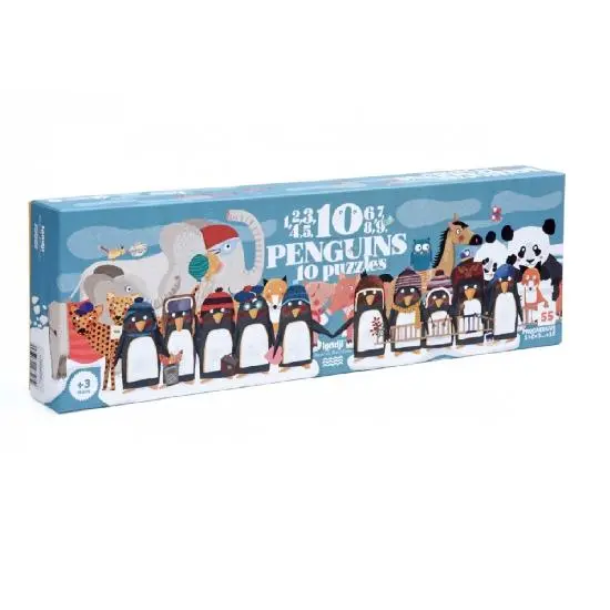 Casse-tête progressif - Pingouins