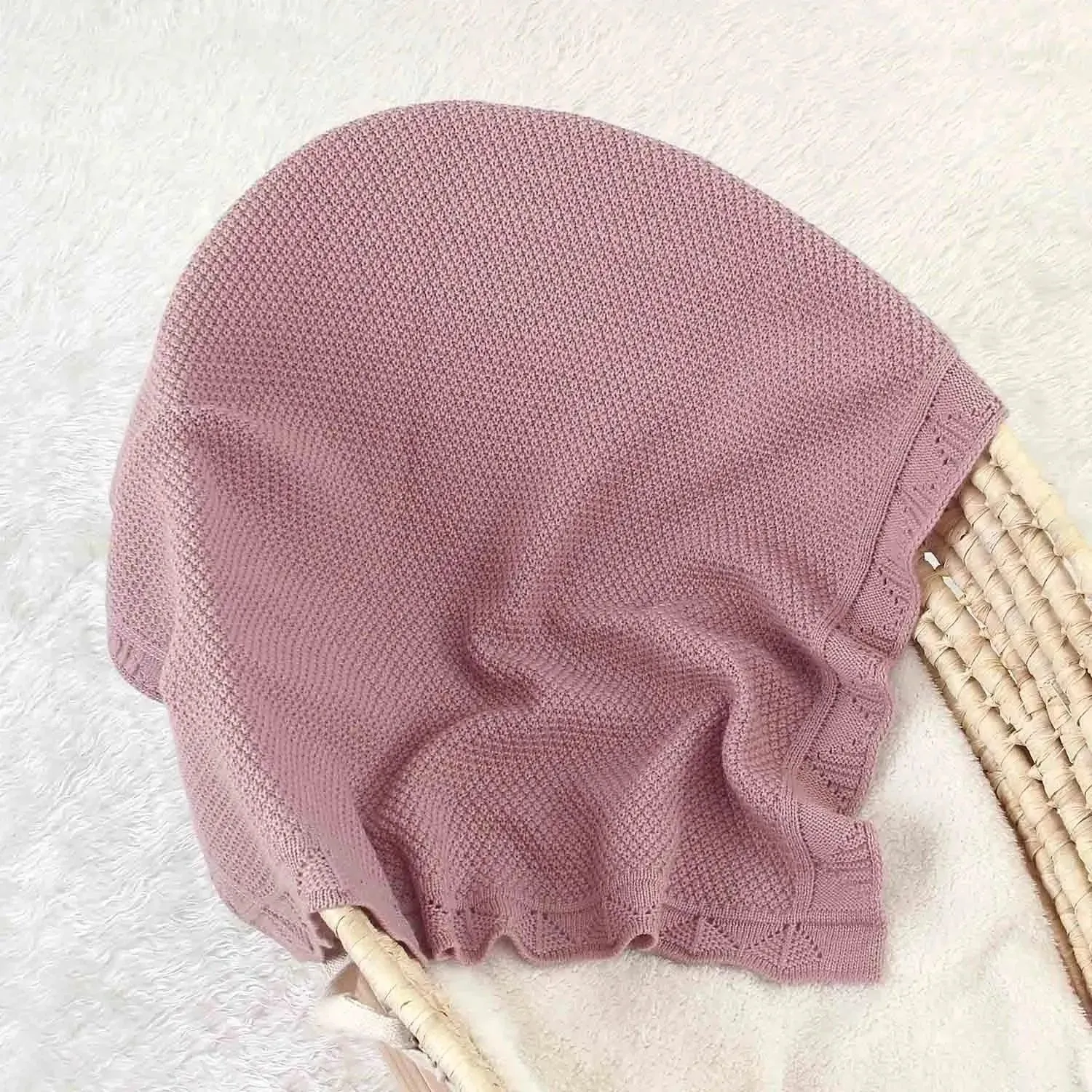 Couverture bébé tricotée