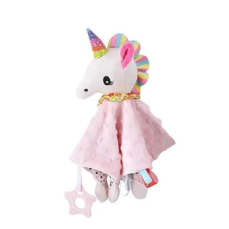 Doudou bébé licorne