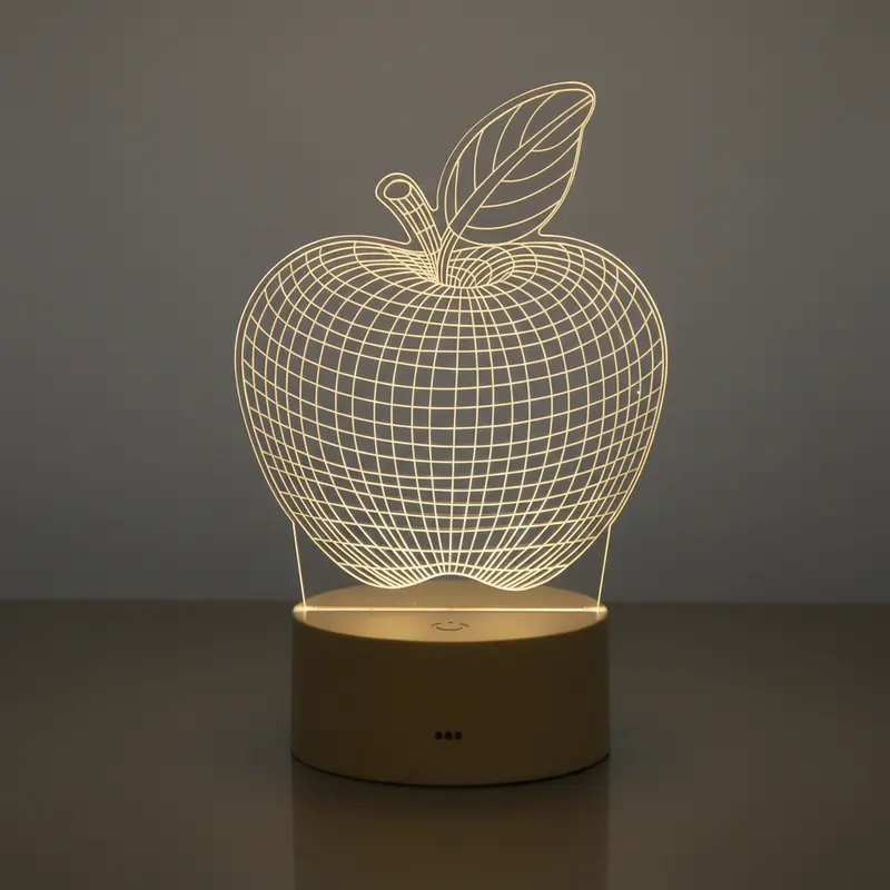 Lampe Pomme 3D