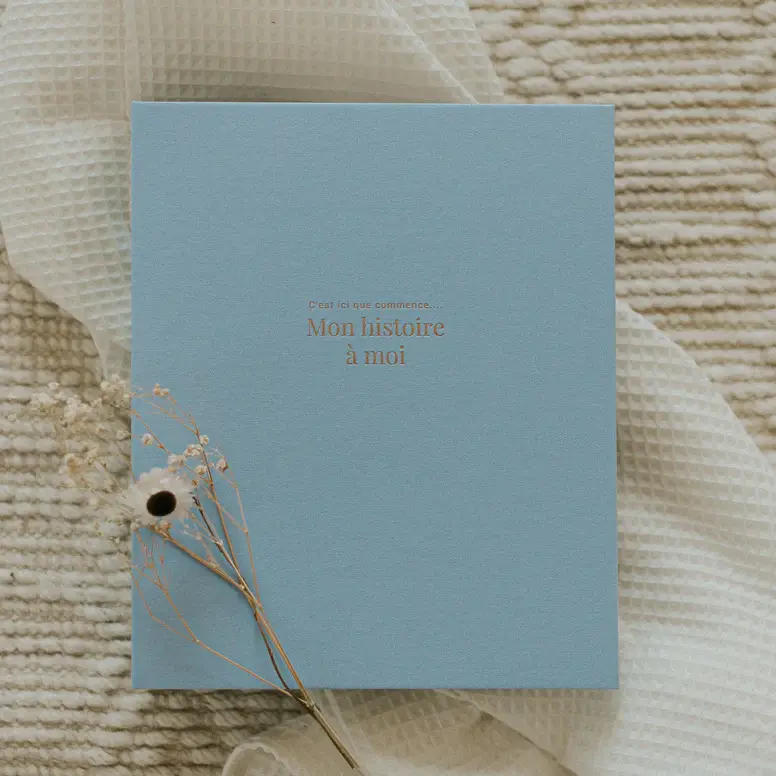 Livre de bébé - Bleu