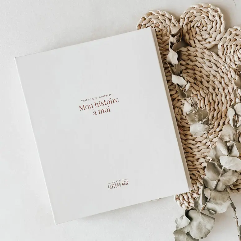 Livre de bébé - Crème