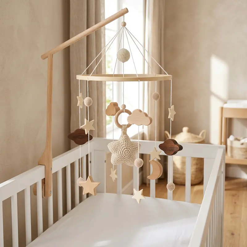 Mobile bébé | Lune Tricotée