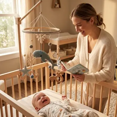 Mobile lit bébé | Apaisant