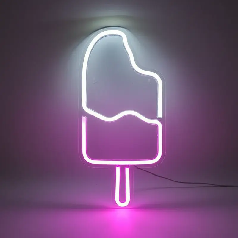 Murale Néon Glace Led