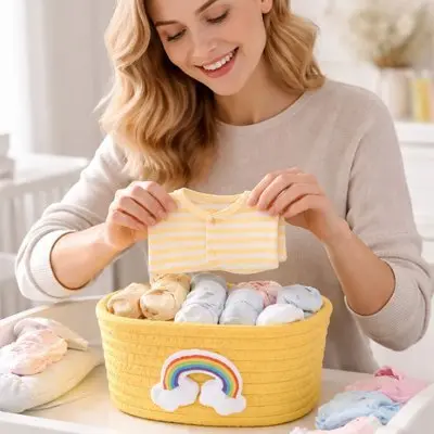 PANIER RANGEMENT BEBE | Petit Cocon