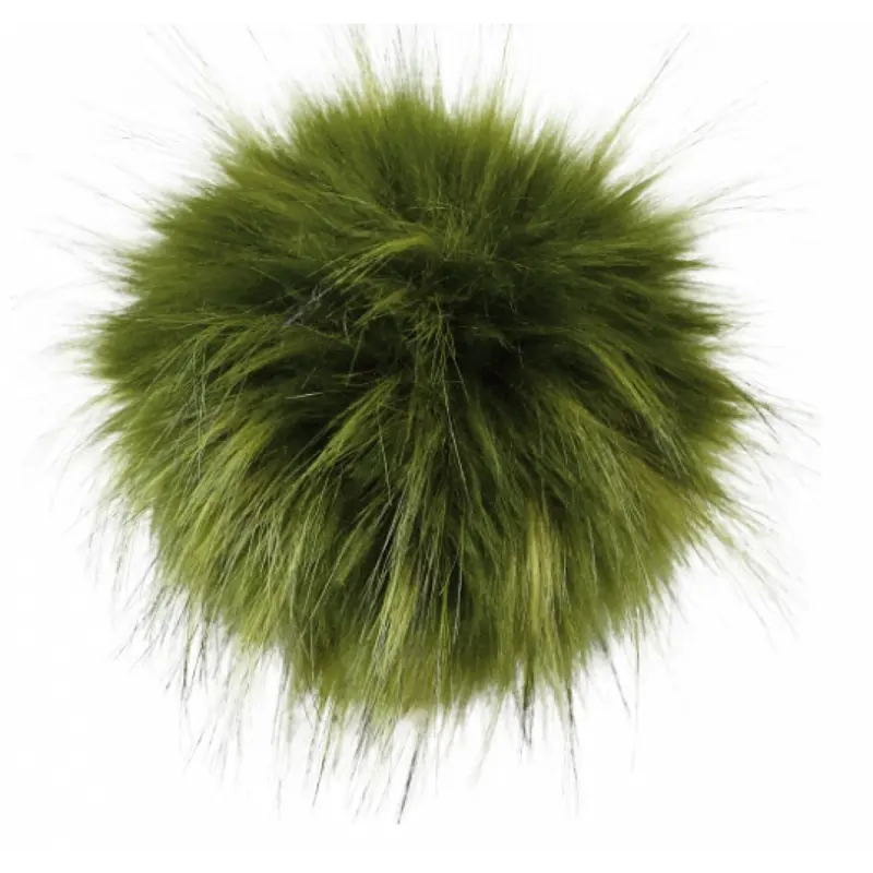 Pompon végane Kaki