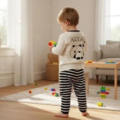 Pyjama bebe | Panda Gaufré