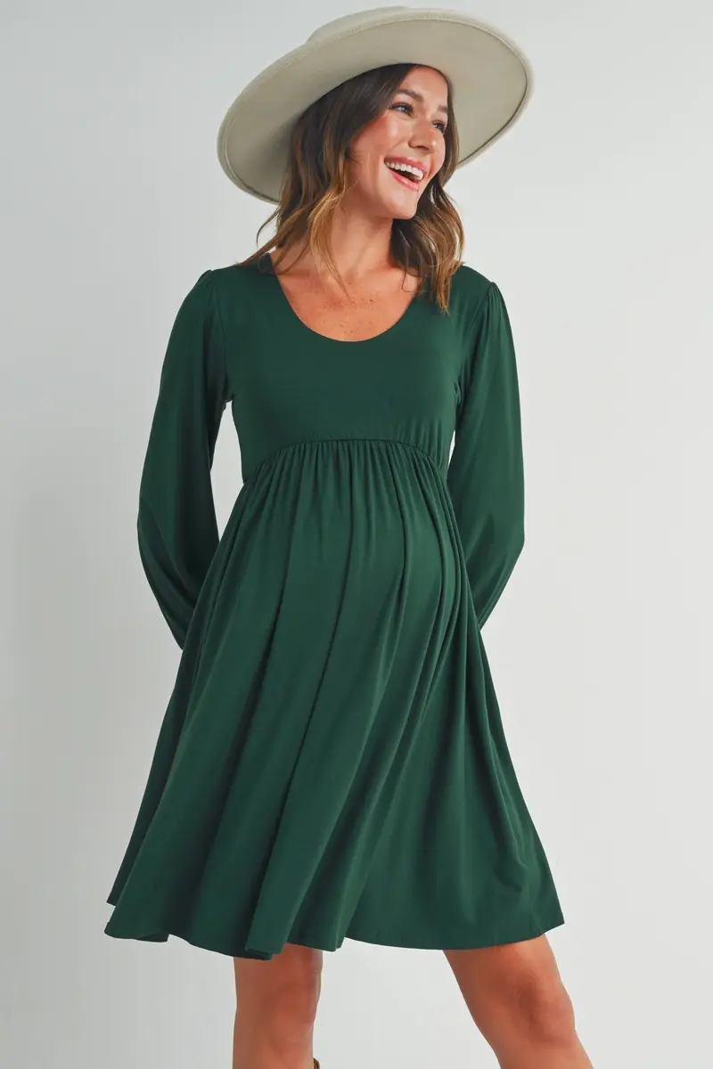Robe maternité - Vert - Hello Miz