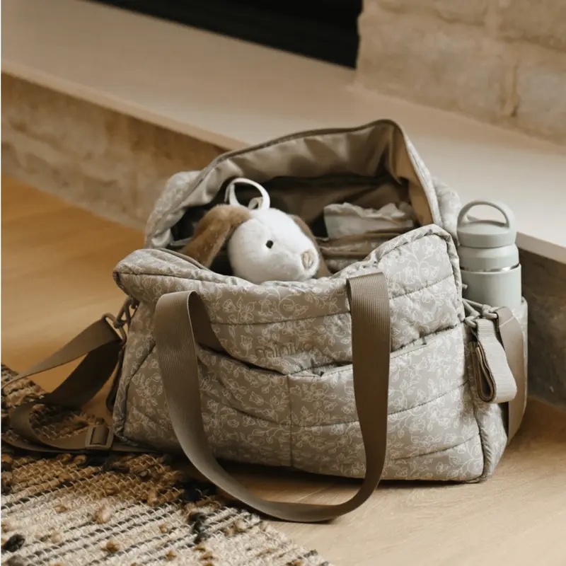 Sac à langer fleuri
