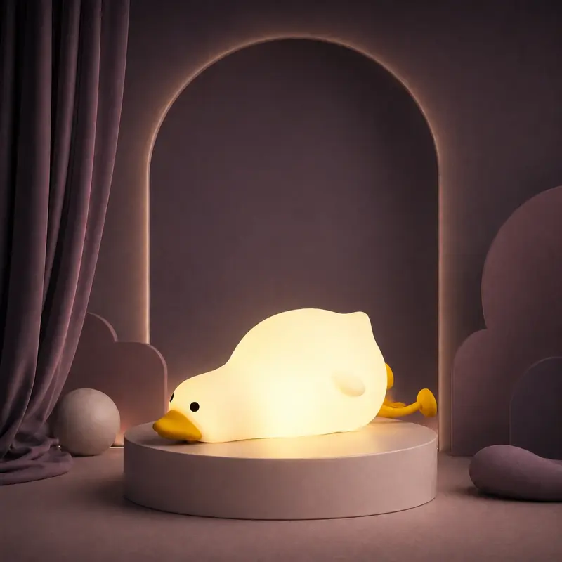 Veilleuse canard allongé